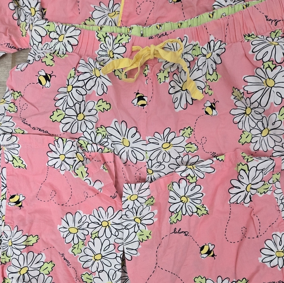 Two Pairs Of Y2K Era Nick & Nora Pajamas- (Bees And Snakeskin 100% Cotton) - Picture 6 of 10